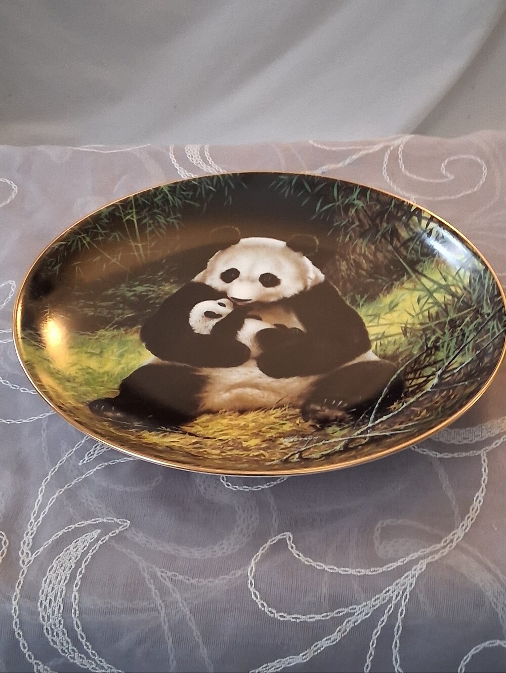 Vintage 1988 "The Panda" Collector Plate #1701C by Will Nelson